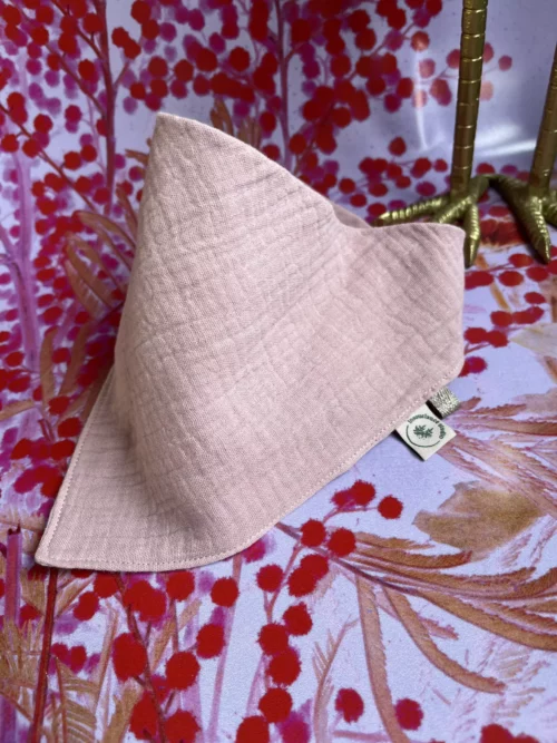 Le bavoir bandana - Blush