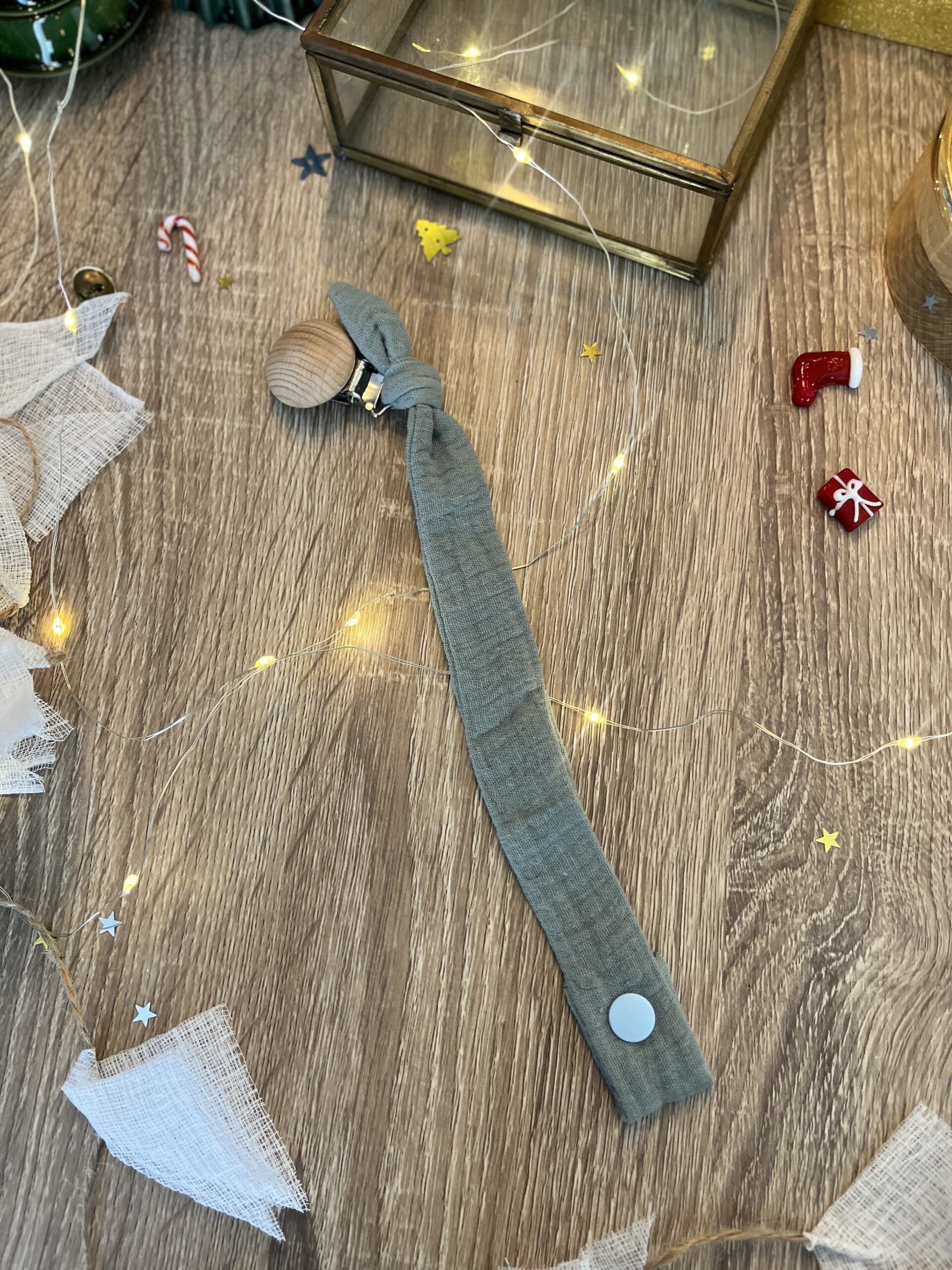 Attache sucette Gaze de coton – Image 5