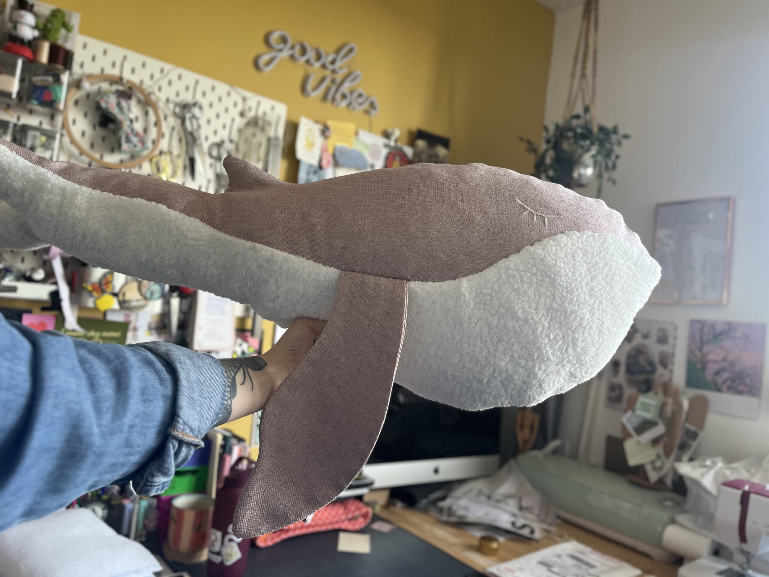 Peluche baleine géante – Image 2